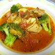 具がゴロゴロ♪チキンのトマト煮込み