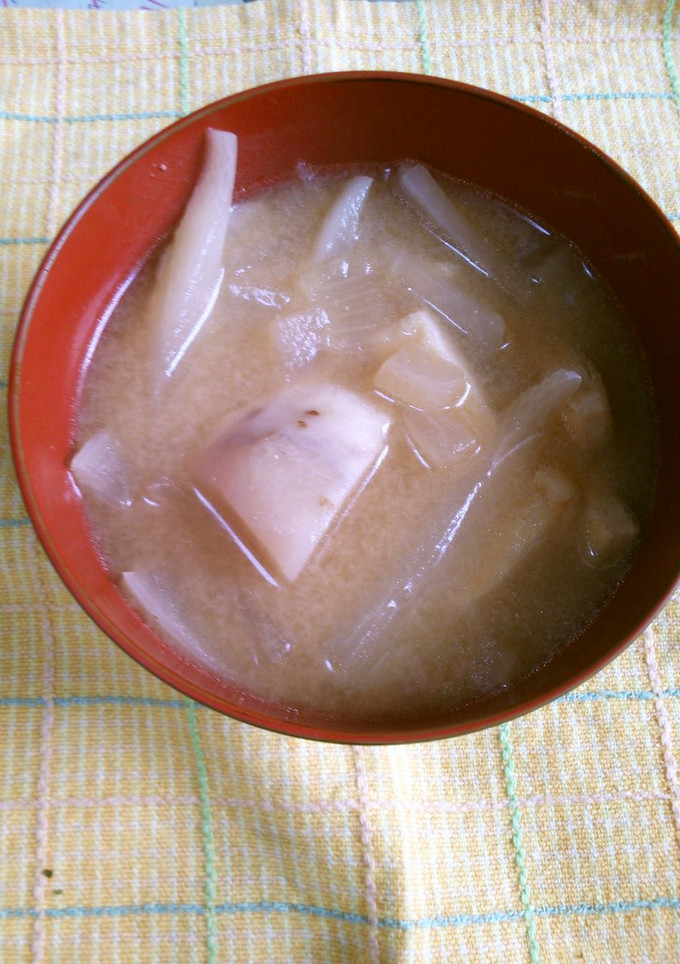 簡単 大根 里芋 油揚げの味噌汁-レシピのメイン写真