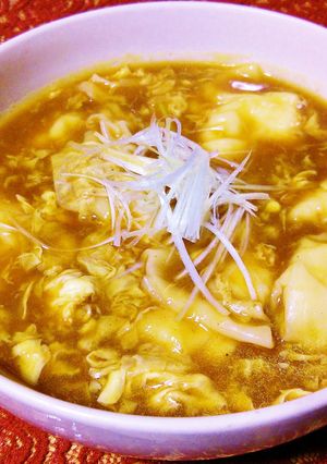 カレースープワンタン-レシピのメイン写真