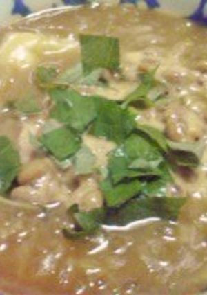 福島復興祈念！カレー納豆もち-レシピのメイン写真