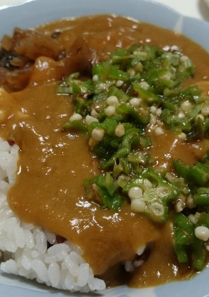 簡単☆ねばねばオクラカレー-レシピのメイン写真