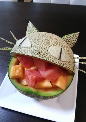 猫ちゃん☆メロン-レシピのメイン写真