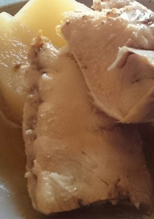 ハマチアラと大根の煮物-レシピのメイン写真