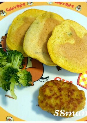 栄養たっぷり離乳食パンケーキ-レシピのメイン写真