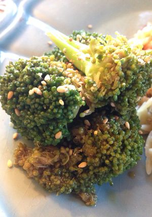 ブロッコリーの胡麻醤油漬け-レシピのメイン写真