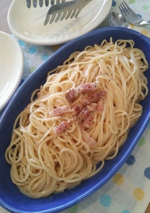 チーズなし☆簡単和風カルボナーラ-レシピのメイン写真