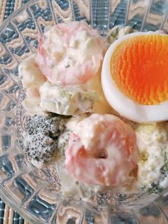 茹で卵と海老マヨネーズのタルタルサラダ-レシピのメイン写真