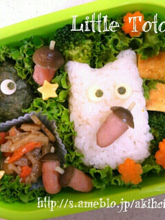 簡単 小トトロ キャラ弁-レシピのメイン写真