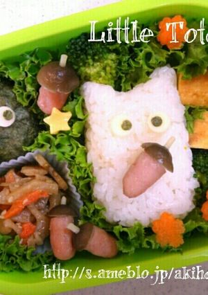 簡単 小トトロ キャラ弁-レシピのメイン写真