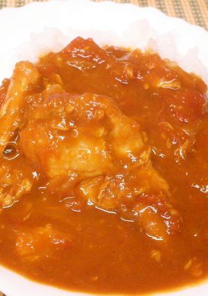 圧力鍋で簡単！チキンとトマトのカレー-レシピのメイン写真