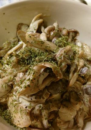 秋の味覚！簡単，キノコの醤油マヨ♪-レシピのメイン写真