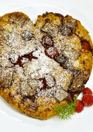 簡単◎ココナッツチョコラズベリーケーキ-レシピのメイン写真