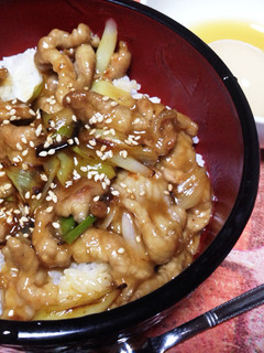 豚ネギ丼-レシピのメイン写真