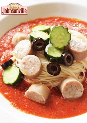 ジョンソンヴィルのガスパチョそうめん-レシピのメイン写真