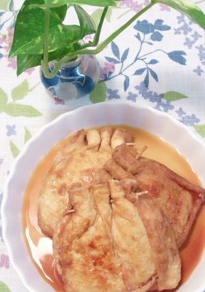 ♪油揚げでお楽しみ袋煮♪-レシピのメイン写真