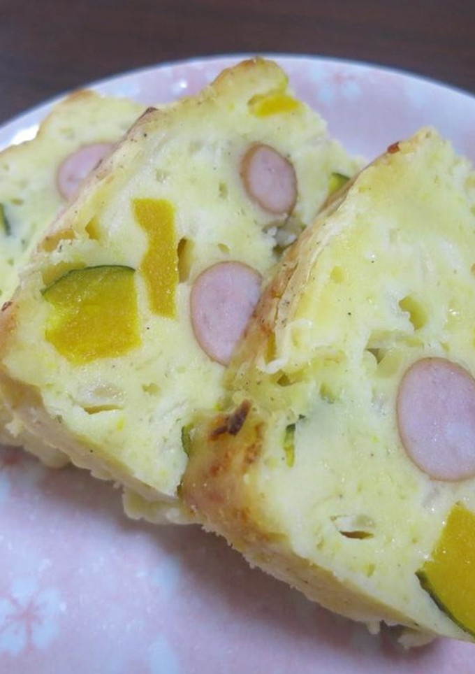 秋のケークサレ～かぼちゃとウインナー～-レシピのメイン写真