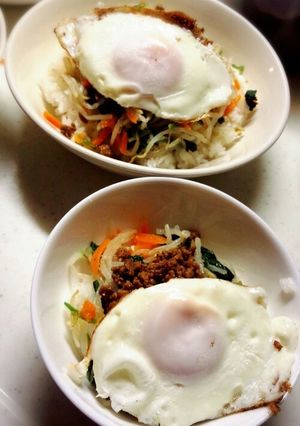 簡単!焼き肉のタレでビビンバ丼-レシピのメイン写真