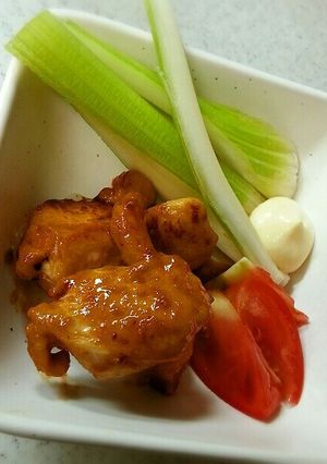 大学芋の残りタレで鶏ムネ味噌照り焼き-レシピのメイン写真
