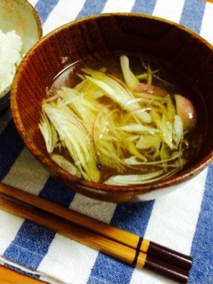 みょうが香る♡シャキッとお味噌汁-レシピのメイン写真