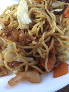 二日目の天ぷらで海鮮焼きそば-レシピのメイン写真