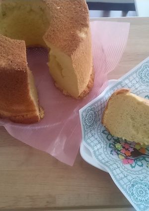 ほわほわ～野菜ジュースでシフォンケーキ♡-レシピのメイン写真