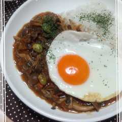 รูปของ 簡単！我が家のキーマカレー