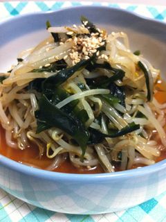 もやしと乾燥わかめの簡単ナムル-レシピのメイン写真
