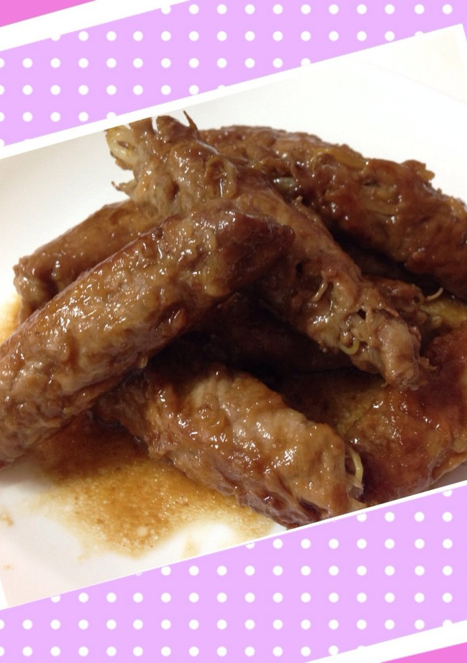 もやしの肉巻き照り焼き-レシピのメイン写真