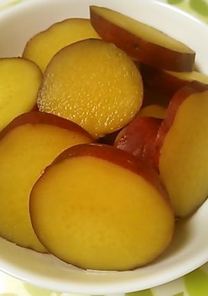 甘くて優しいお味♪さつまいもの煮物-レシピのメイン写真