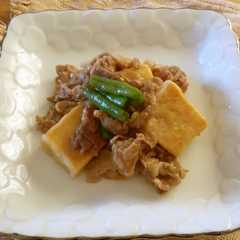 รูปของ 豚コマと高野豆腐の炒め煮