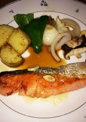 秋鮭のバタぽん焼き-レシピのメイン写真