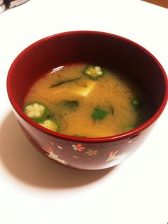 おくら味噌汁-レシピのメイン写真