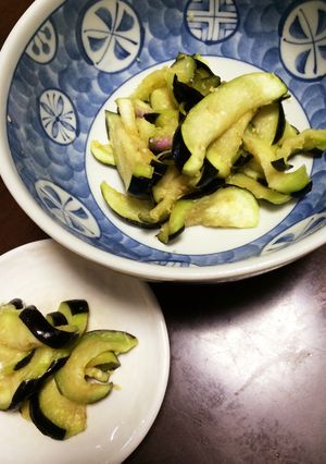 新鮮ナスの塩揉み-レシピのメイン写真