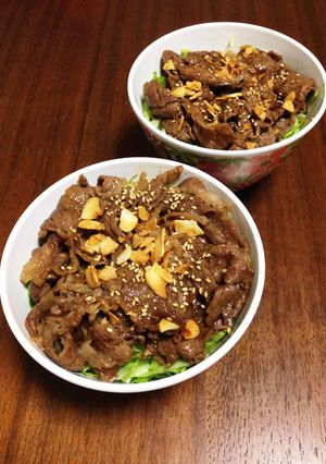 ちょっと贅沢☆牛肉の丼☆-レシピのメイン写真