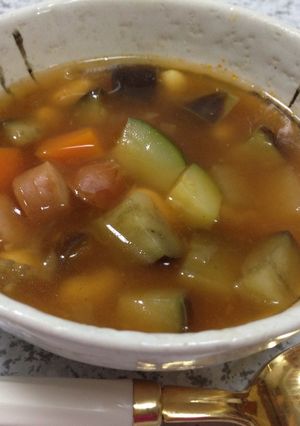 ☆野菜たっぷりカレートマトスープ☆-レシピのメイン写真