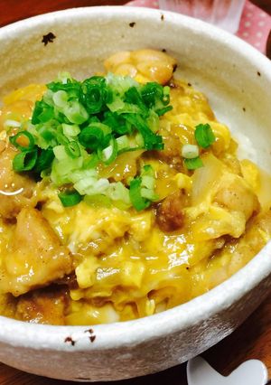 にんにくでパワー親子丼！-レシピのメイン写真