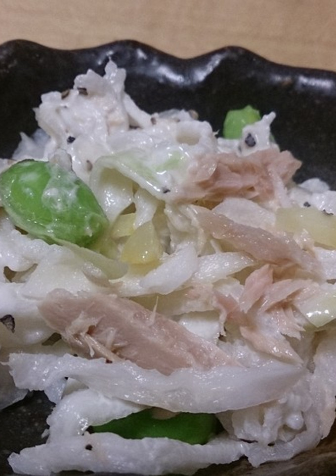 切り干し大根と枝豆のサラダ-レシピのメイン写真