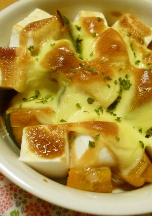 かぼちゃとはんぺんのお好み風♪-レシピのメイン写真