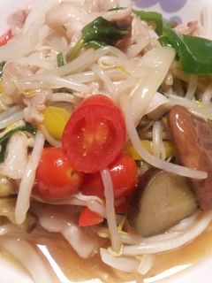 夏野菜のあんかけ焼きそば-レシピのメイン写真