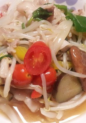 夏野菜のあんかけ焼きそば-レシピのメイン写真