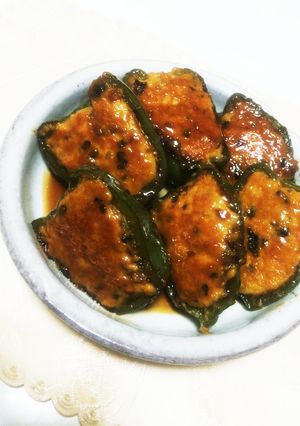 和風☆ピーマンの肉詰め-レシピのメイン写真