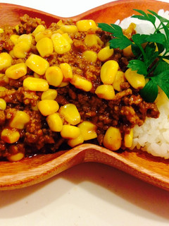 簡単5分☆コーンキーマカレー-レシピのメイン写真