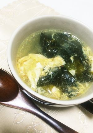 手軽に☆卵ワカメのスープ-レシピのメイン写真