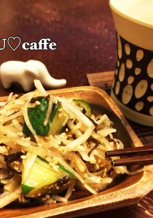 ヘルシー♡夜食♡塩昆布和え-レシピのメイン写真