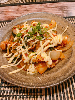 簡単!絶品!居酒屋の豚キムチ-レシピのメイン写真