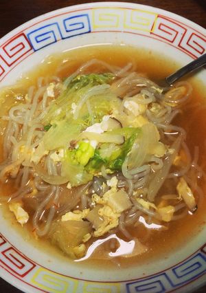 ピリ辛白滝ラーメン-レシピのメイン写真