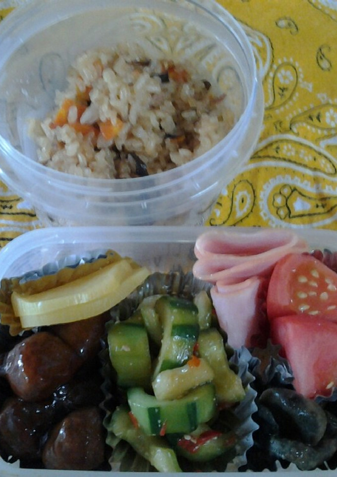パート主婦のお弁当中華おこわ風炊き込み飯-レシピのメイン写真