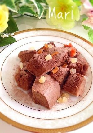 【ポリ袋で✨もっちり】❤︎ココアケーキ-レシピのメイン写真