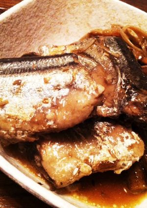 圧力鍋で骨までウマイ！秋刀魚の生姜煮-レシピのメイン写真