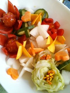 野菜の飾り切り☆食卓を華やかに-レシピのメイン写真